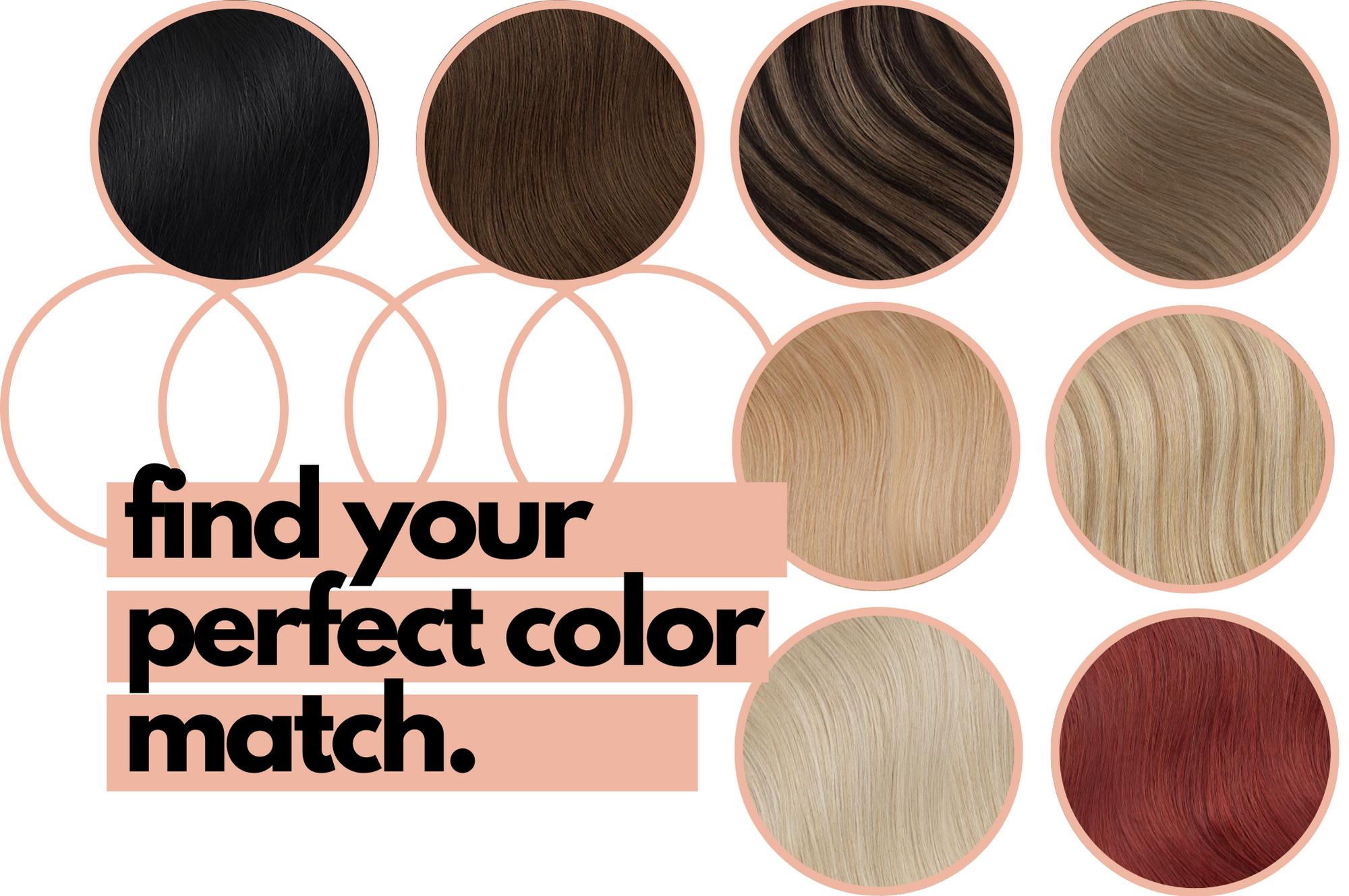 how to color match hair extensions