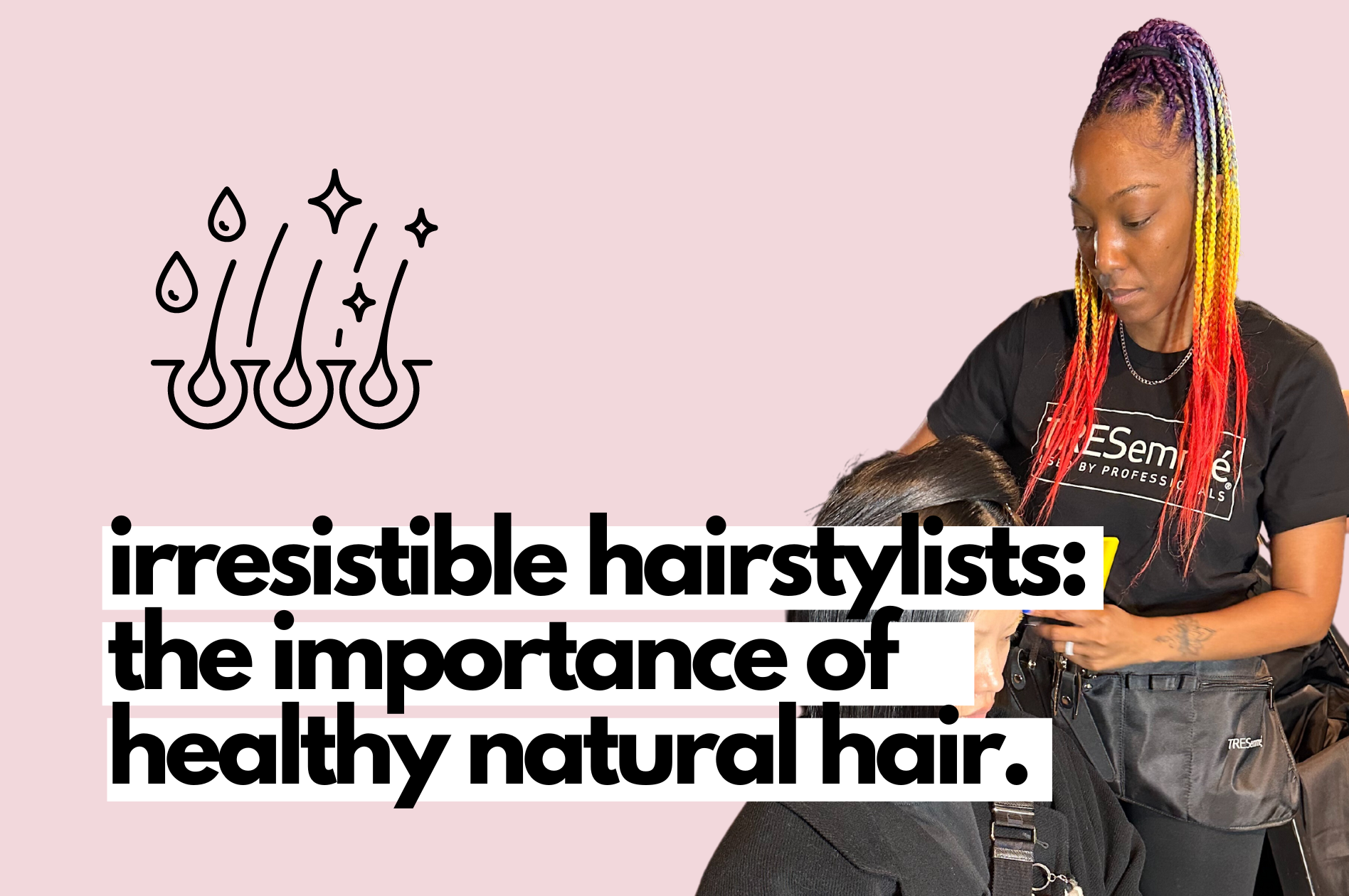 achieving #healthyhairgoals.