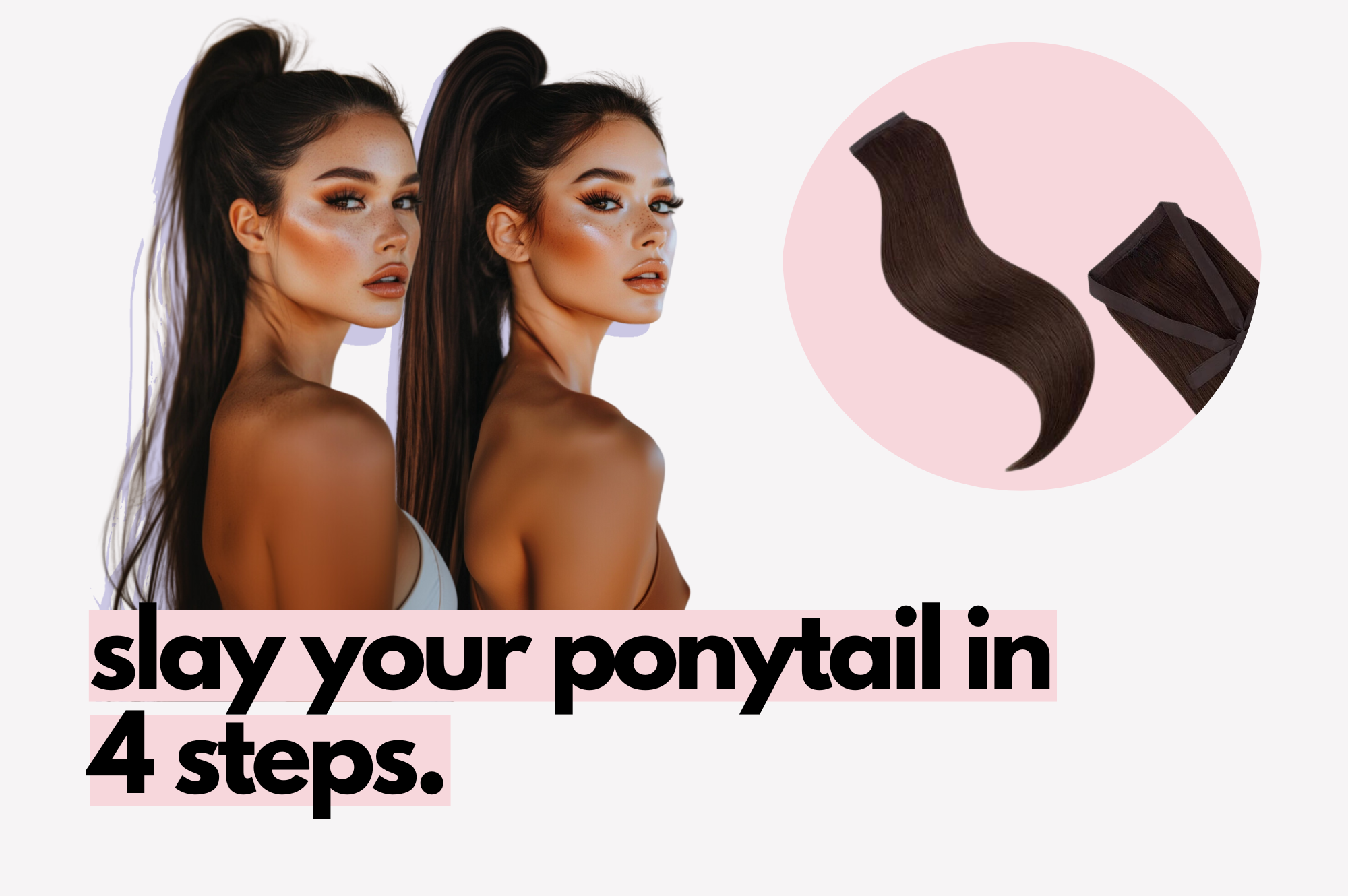 hair extension ponytail