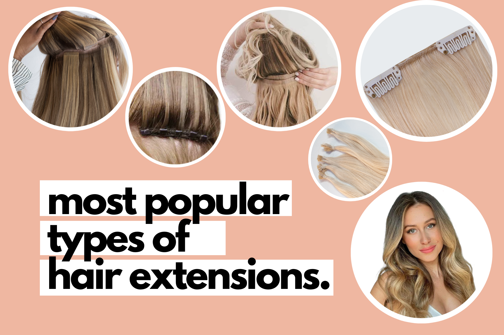 different types of hair extensions