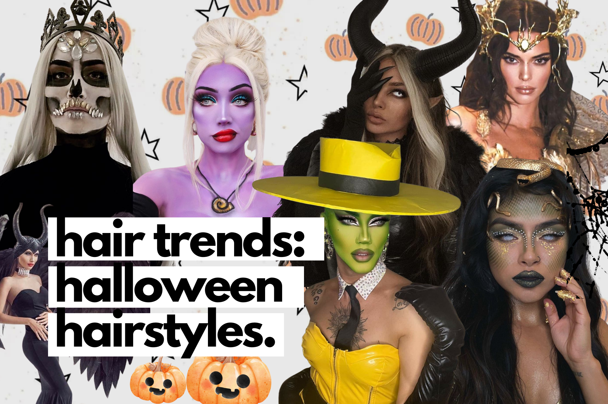 3 best hair ideas for halloween.