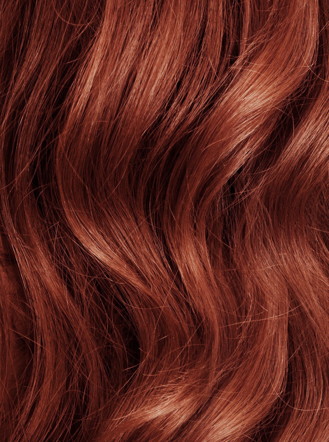 red hair extensions