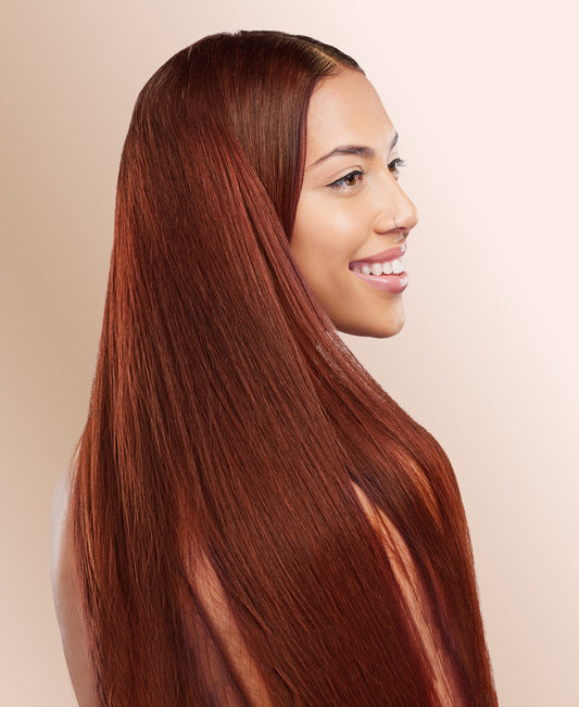 clip-in hair extensions #30 pumpkin spice.