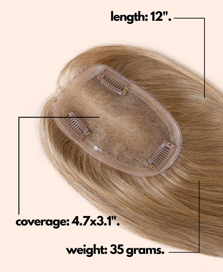 hair topper medium blonde (#14).