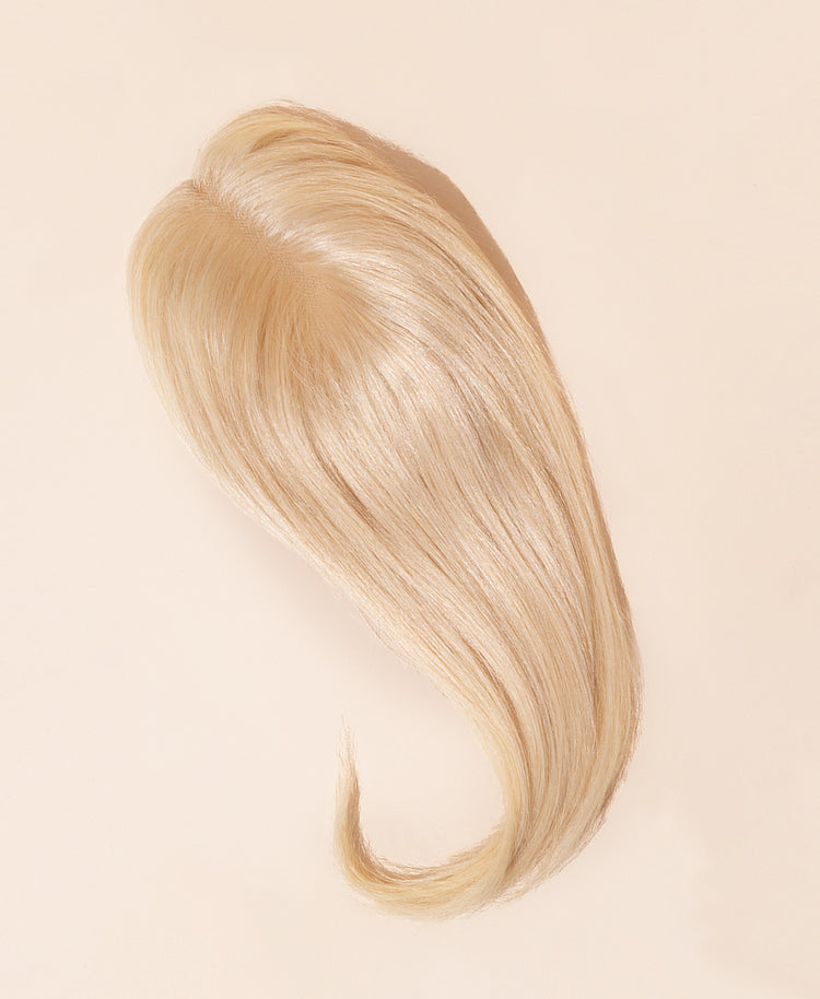 hair topper 12" platinum blonde (#60).