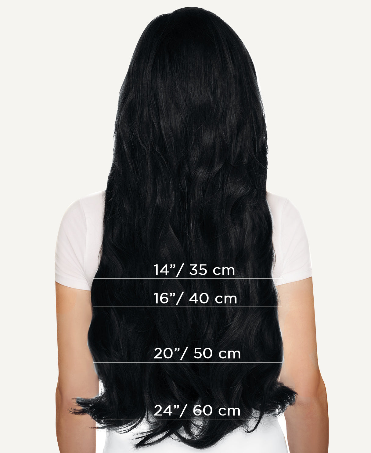 Jet outlet Black (#1) Human Hair Clip in Extensions