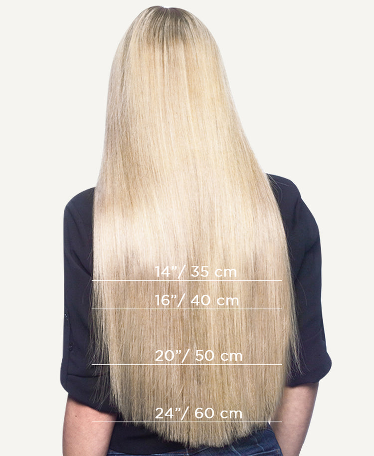 rekruut Kruiden karakter clip-in hair extensions #60 platinum blonde.