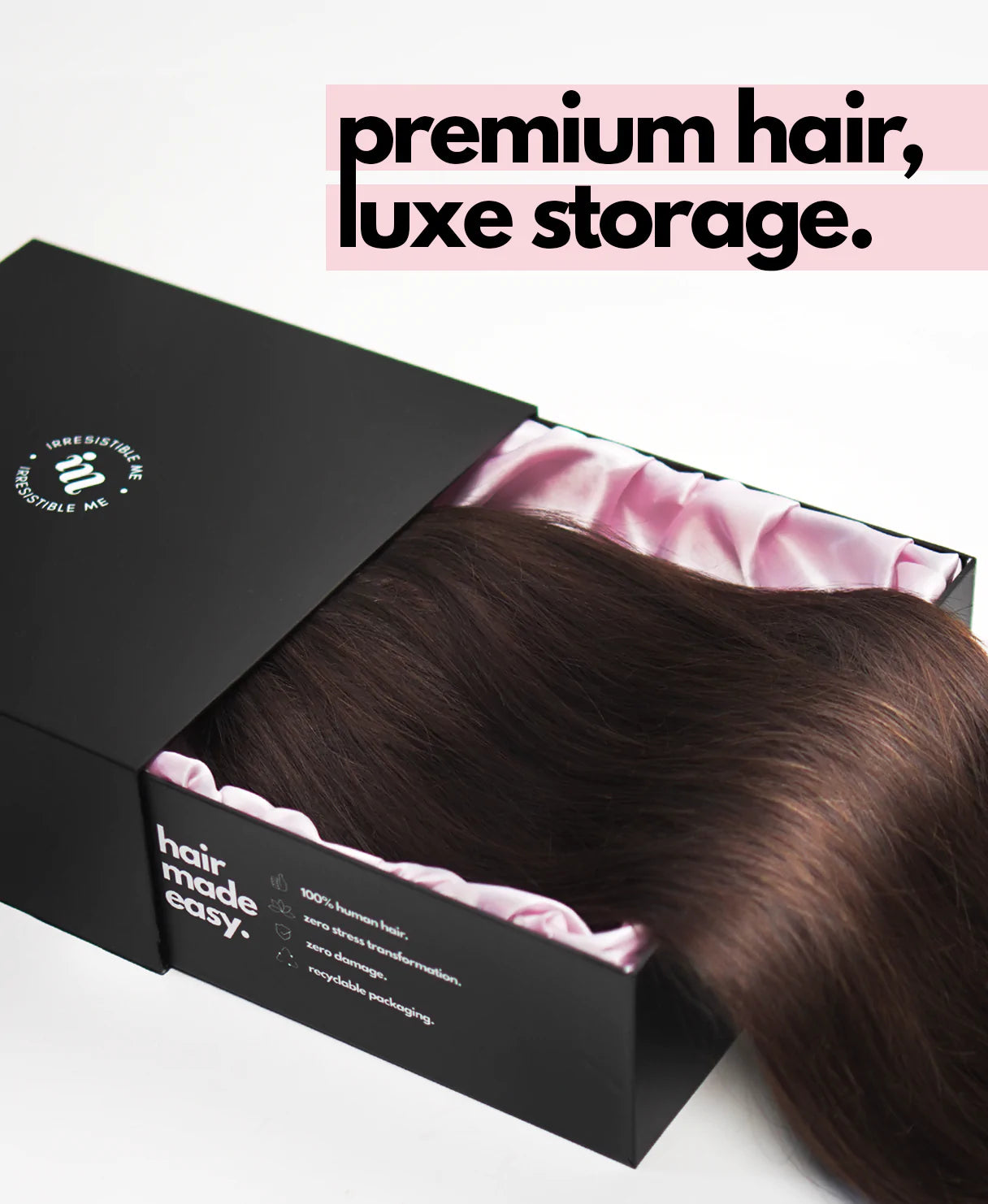 human hair wig packaging