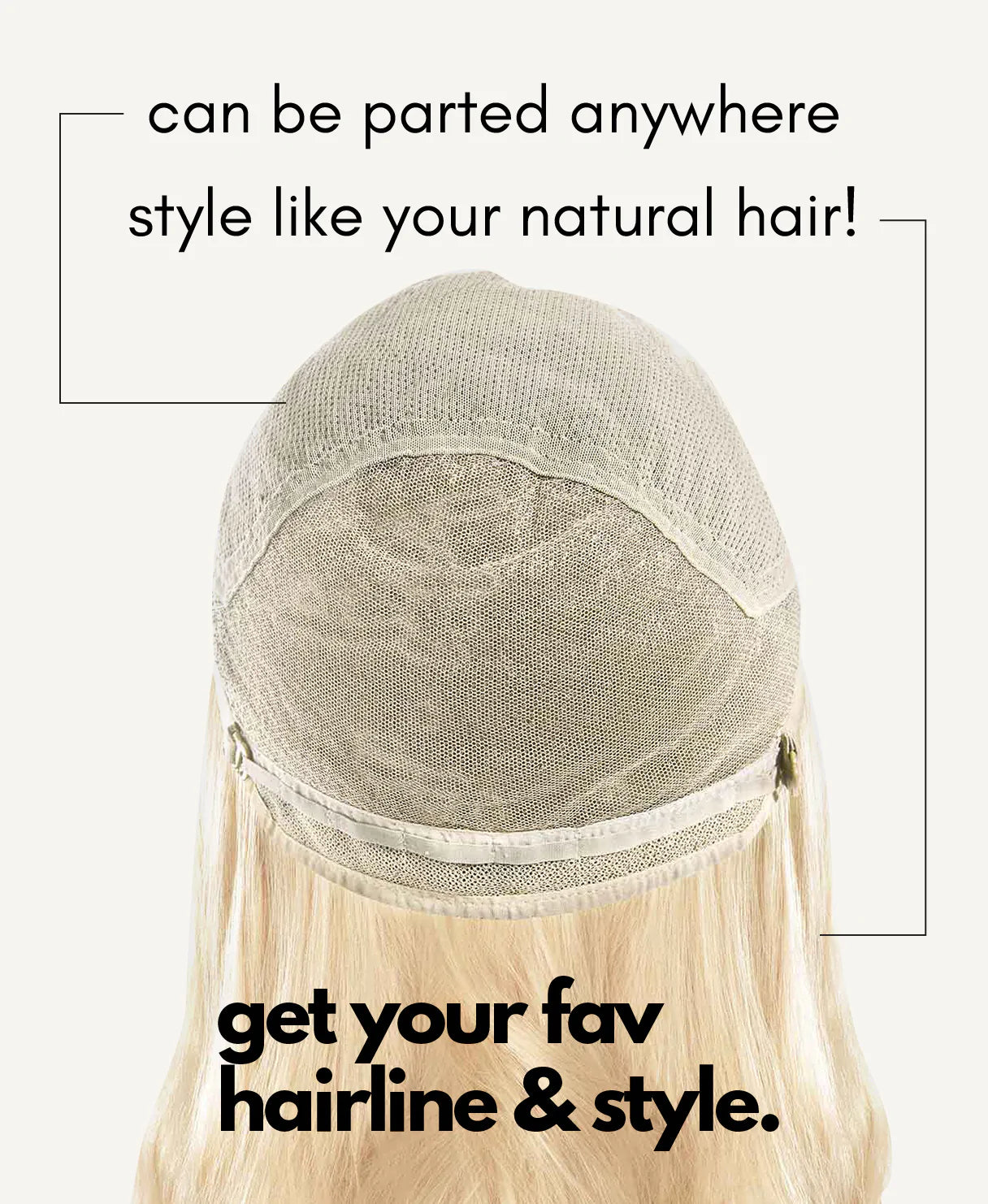 human hair wig cap